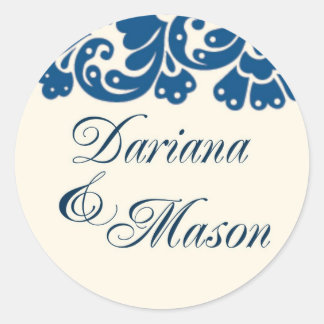 Adesivo Vinheta de Casamento Personalizado - Dariana novo