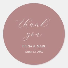 Adesivo Vinheta de casamento simples e elegante