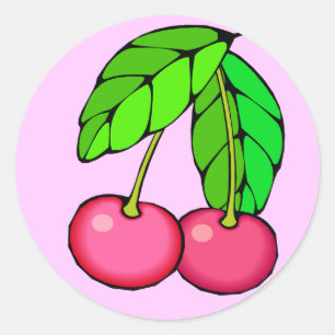 Adesivo Vinheta de cereja (PINK)