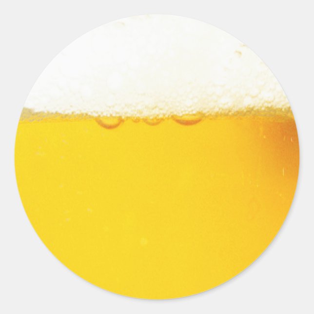 Adesivo Vinheta de Cerveja Redonda (Frente)