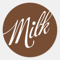 Vinheta de chocolate de leite