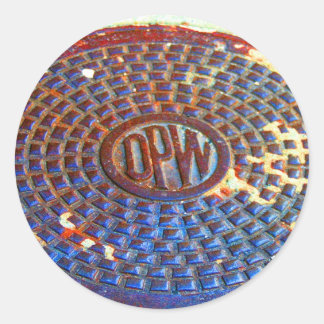 Adesivo Vinheta de Cobrir do Manhole DPW NYC