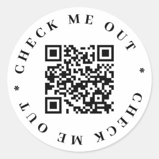 Adesivo Vinheta de código QR