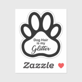 Adesivo Vinheta de Colher de Cabelo