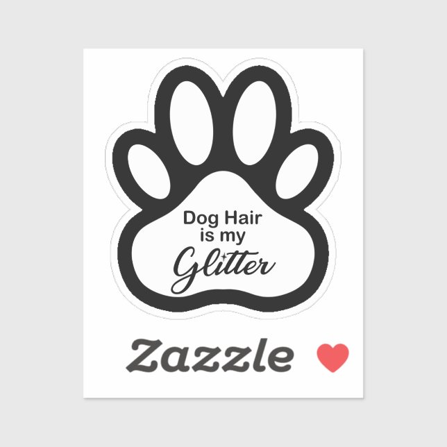 Adesivo Vinheta de Colher de Cabelo (Folha)