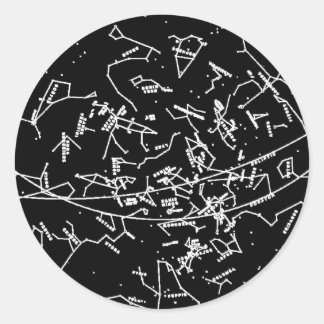 Adesivo Vinheta de constelação