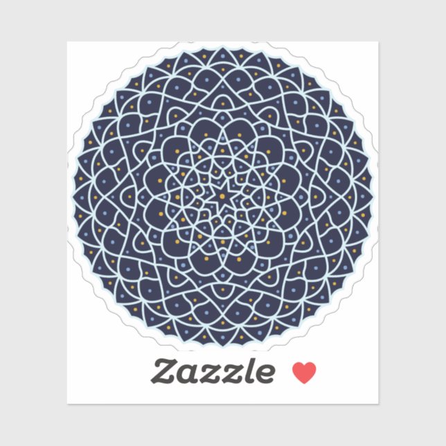 Adesivo Vinheta de Contorno Celestial (Folha)