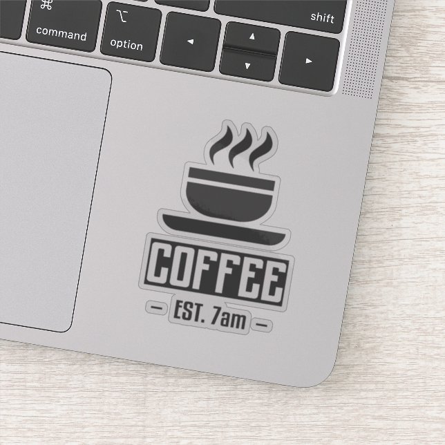 Adesivo Vinheta de Correção de Café da Manhã (Detalhe)