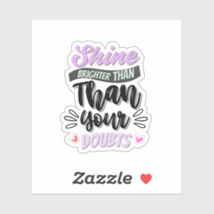 Adesivo Vinheta de Cotação Inspiradora