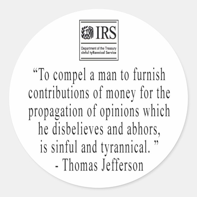 Adesivo Vinheta de Cotação Jefferson (Frente)