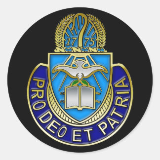 Adesivo Vinheta de Crest do Exército Chaplain Corp