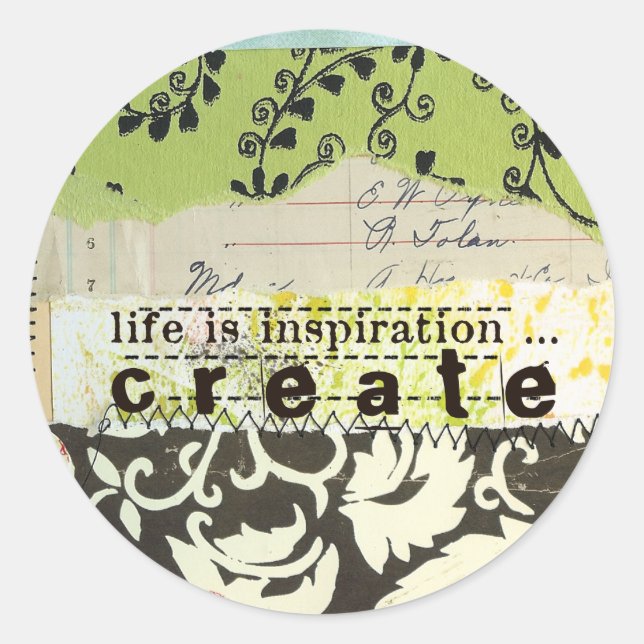 Adesivo vinheta de crio (Frente)