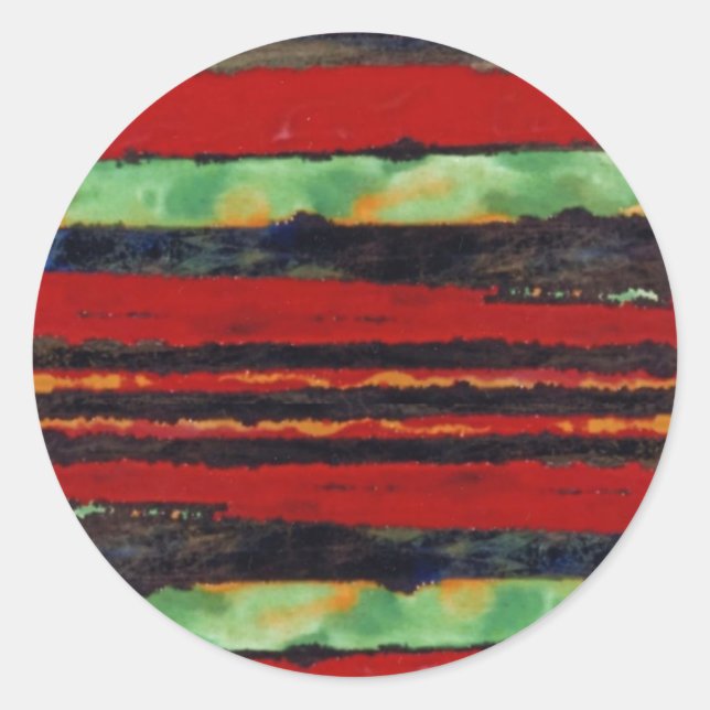 Adesivo Vinheta de Design Abstrata "Fire Fight #2" (Frente)