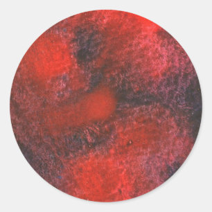 Adesivo Vinheta de design abstrato "Cosmos Red"