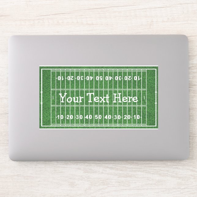 Adesivo Vinheta de Design de Campo de Futebol (Computador)