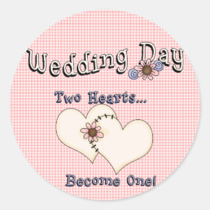 Adesivo Vinheta de Dia de Casamento