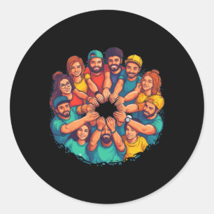 Adesivo Vinheta de Domingo da Justiça Social