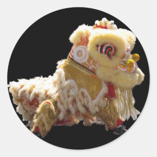 Adesivo Vinheta de Dragão Chinês