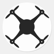 Vinheta de Drone (redondo)