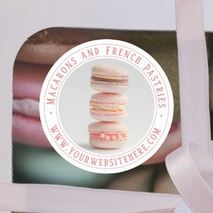 Adesivo Vinheta de embalagem para fotografia de pastelaria
