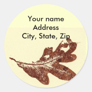 Adesivo Vinheta de Endereço de Devolução