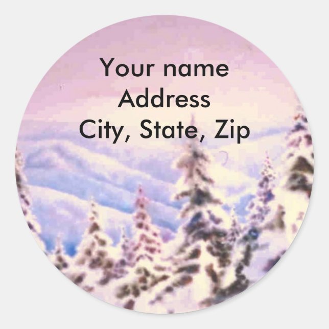 Adesivo Vinheta de Endereço de Devolução (Frente)