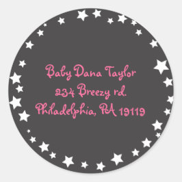 Adesivo Vinheta de endereço de retorno de Deus Hemsa