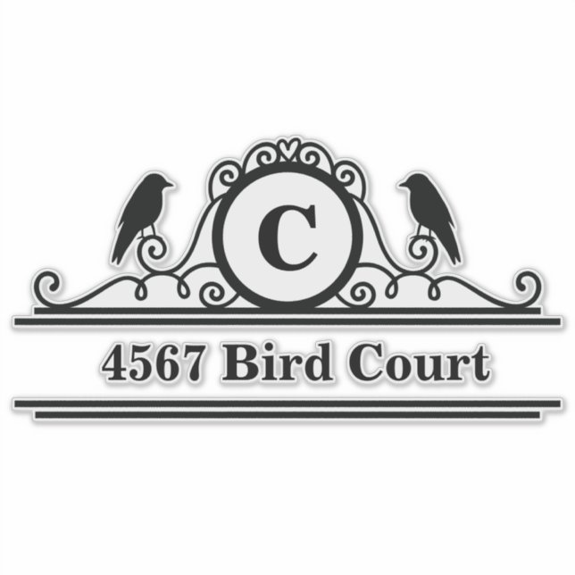 Adesivo Vinheta de Endereços de Caixa de Correio Personali (Frente)