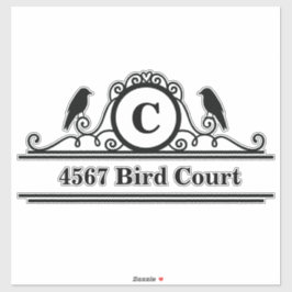 Adesivo Vinheta de Endereços de Caixa de Correio Personali