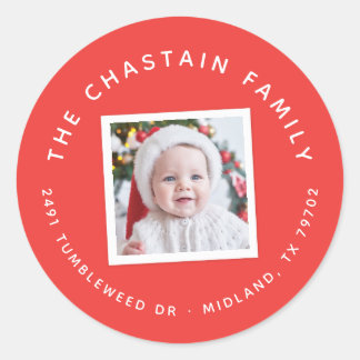 Adesivo Vinheta de Endereços de Natal