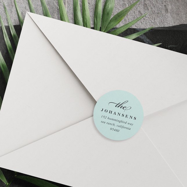 Adesivo Vinheta de Endereços de Retorno de Simplicidade |  (Criador carregado)