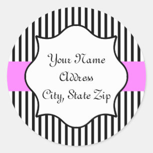 Adesivo Vinheta de Endereços Francês