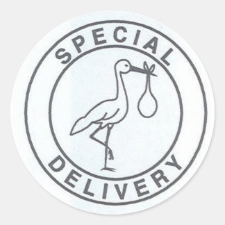 Adesivo Vinheta de Entrega Especial