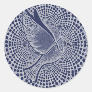 Adesivo Vinheta de Envelope da Porta de Paz