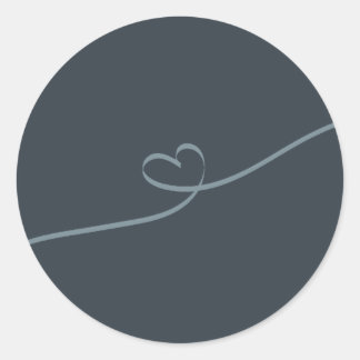 Adesivo Vinheta de envelopes de tipografia de folha