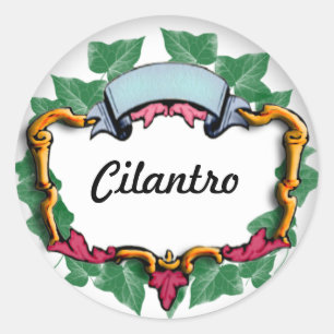 Adesivo vinheta de especiaria