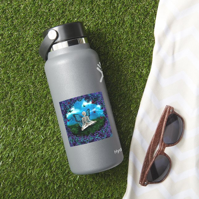 Adesivo Vinheta de fada de esqueleto (HydroFlask Insitu)
