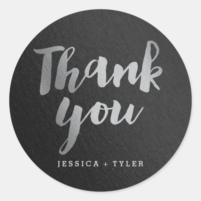 Adesivo Vinheta de Favor de Casamento Prometido brilhante (Frente)