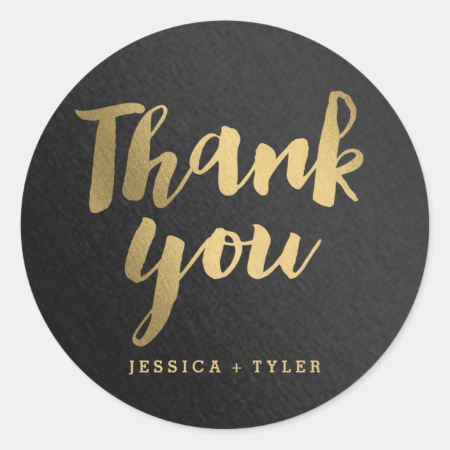 Adesivo Vinheta de Favor de Casamento Prometido brilhante (Frente)