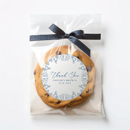 Adesivo Vinheta de Favor Floral Floral Floral Chinoiserie