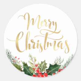 Adesivo Vinheta de férias com script floral moderno