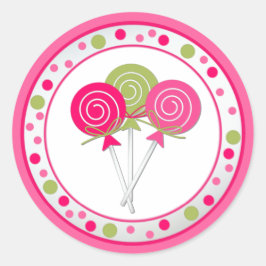 Adesivo Vinheta de Festa de aniversário Collipops