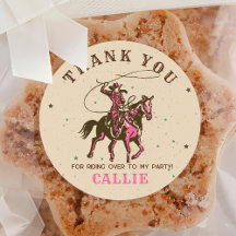 Vinheta de Festa de aniversário de Cowgirl Ocident