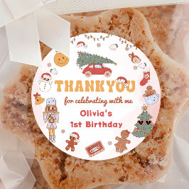 Adesivo Vinheta de Festa de aniversário retrorreflectora c