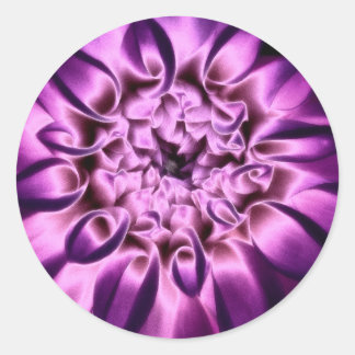 Adesivo Vinheta de Flor Roxo