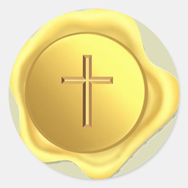 Adesivo Vinheta de foca Dourada (Frente)