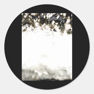 Adesivo Vinheta de Fotomontagem Orgânica abstrato