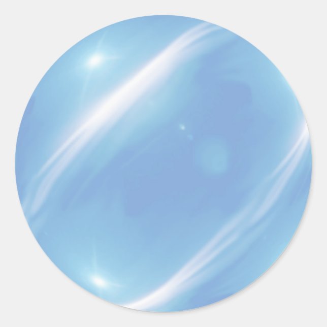 Adesivo Vinheta de Fragmento de Manga Azul (Frente)