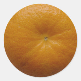 Adesivo Vinheta de Fruta laranja