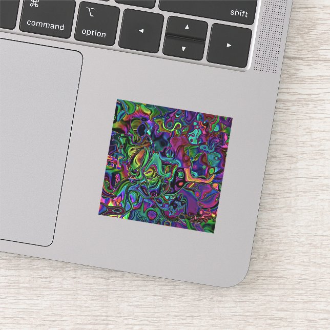 Adesivo Vinheta de fusão do cérebro (Detalhe)